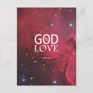 1 John 4:16 Postcard