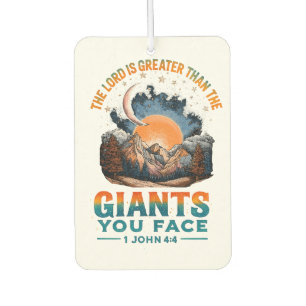 1 John 4:4 Car Air Freshener