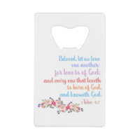 1 John 4:7 Bible Verse Rainbow Text