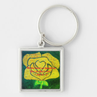 1 John 4:8 "---for God is love." Bible truths Key Ring