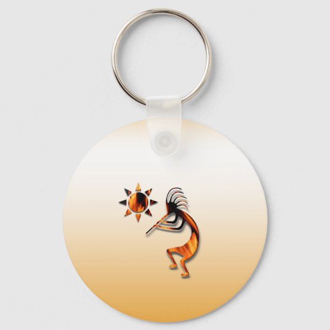 1 Kokopelli #1 Key Ring (Front)