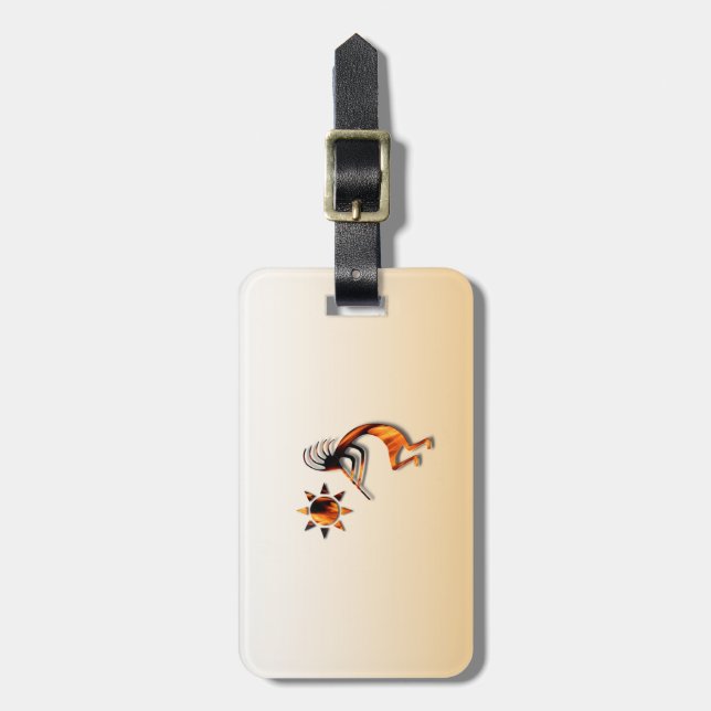 1 Kokopelli #1 Luggage Tag (Front Vertical)