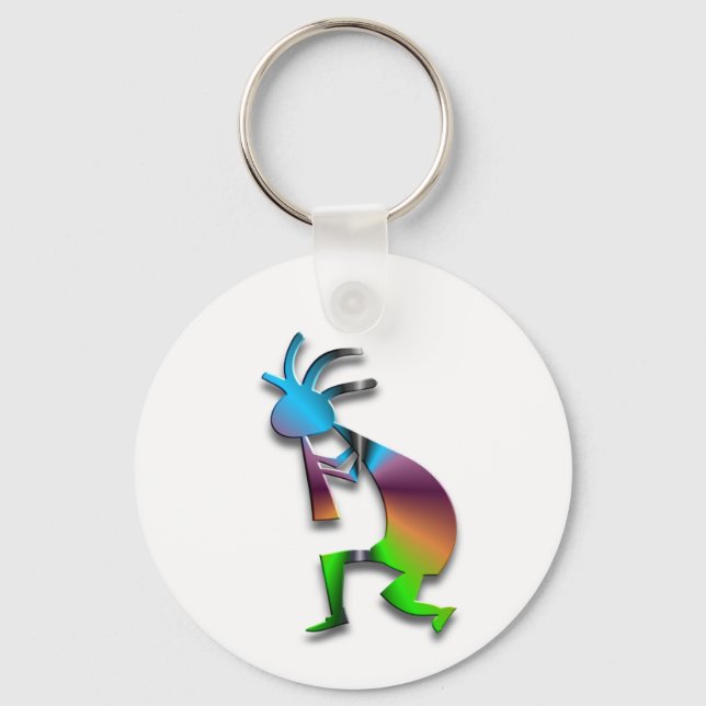 1 Kokopelli #5 Key Ring (Front)