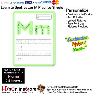 1 Learn To Spell Letter M Teacher Home Schooling