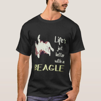 1 Life Just Better With A Beagle T-Shirt
