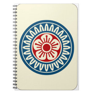 1 mahjong tile / ONE OF CIRCLES -MAHJONG TILE- Notebook