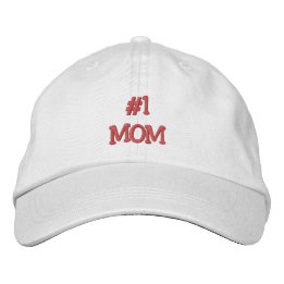 #1 MOM-Mother's Day/Birthday Embroidered Hat