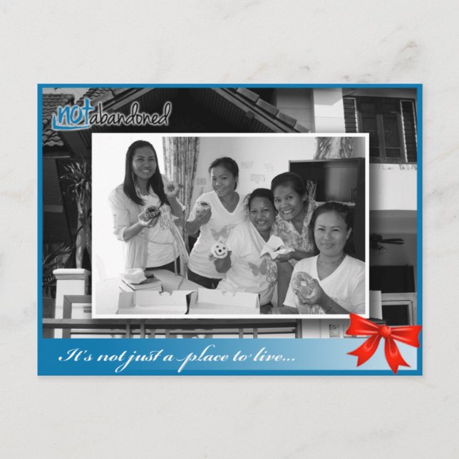 1 Month of Transitional Housing Postcard (Front)