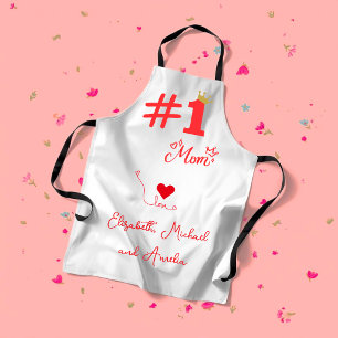 #1 Mum Love Personalised Apron
