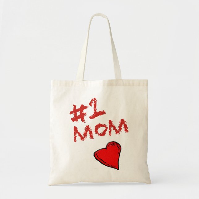 #1 Mum Tote Bag (Front)