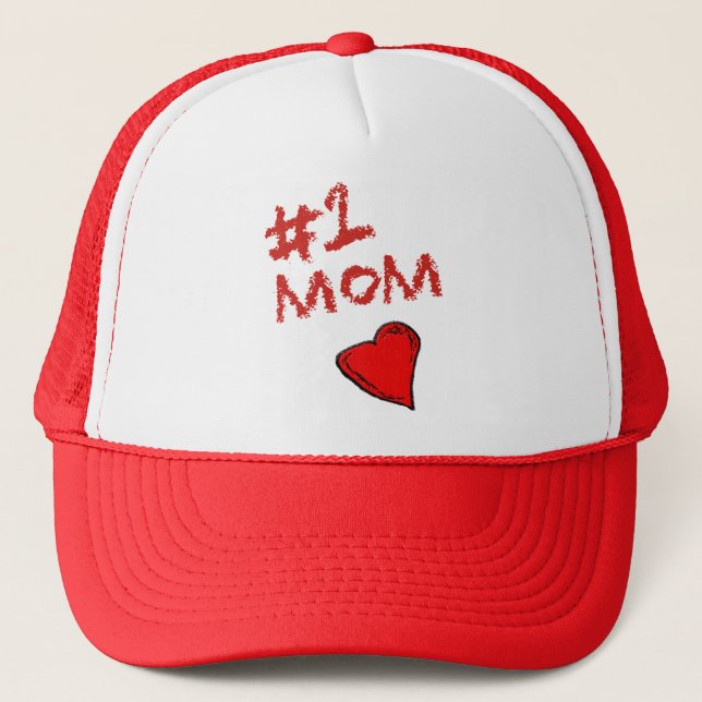 #1 Mum Trucker Hat (Front)
