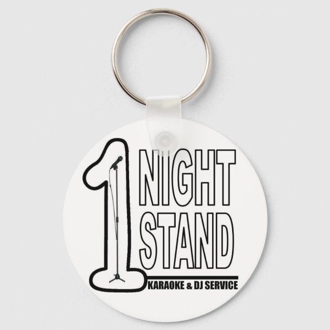 1 Night Stand Keyring. Key Ring (Front)