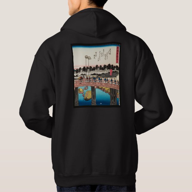 #1 Nihonbashi - Stained Glass Art Hoodie (Back)