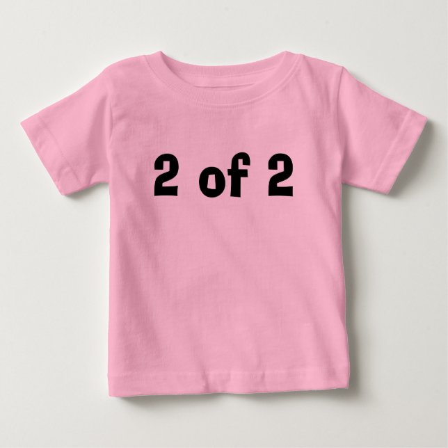 1 of 2 - Customised - Customised Baby T-Shirt (Front)