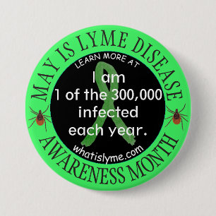 1 of the 300,000 Lyme Disease Patients      Button