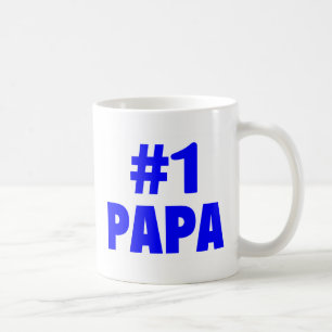 #1 Papa (Blue) Coffee Mug