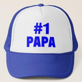 #1 Papa Trucker Hat
