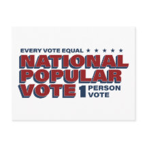 1 Person 1 Vote Post Card