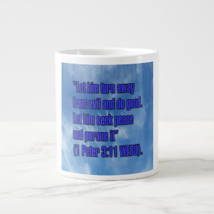 1 Peter 3:11 WEBU Mug
