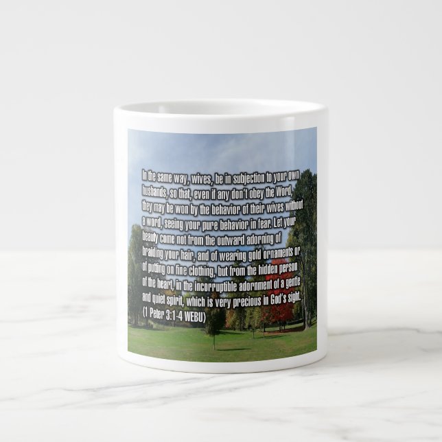 1 Peter 3:1-4 WEBU Mug (Front)