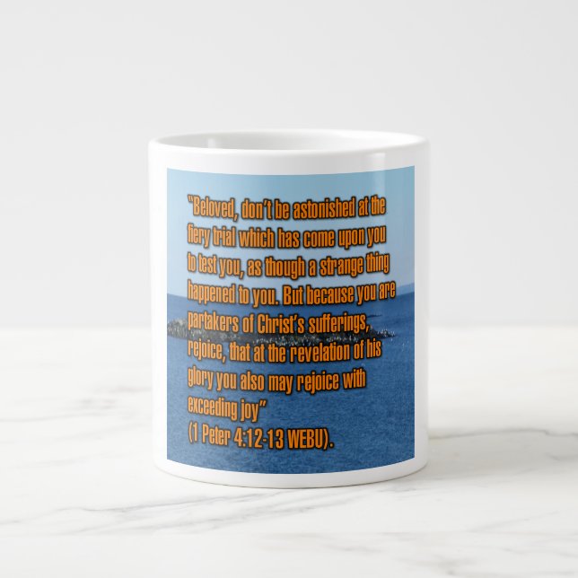 1 Peter 4:12-13 WEBU Mug (Front)