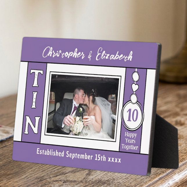 1 photo 10th anniversary purple plaque (Creator Uploaded)