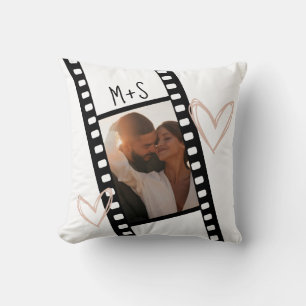 1 Photo Couples Filmstrip Boyfriend Girlfriend  Cushion