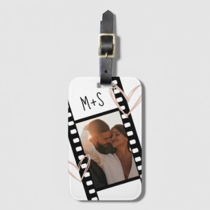 1 Photo Couples Filmstrip Boyfriend Girlfriend  Luggage Tag