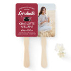 1 Photo Graduation Elegant Red White and Black