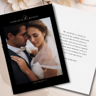 1 Photo, Rose-Gold-Foil, THANK YOU!