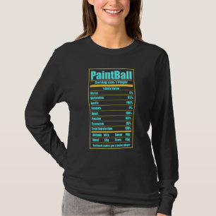 1 Player Paintball Dye Speedball Recreational Acti T-Shirt