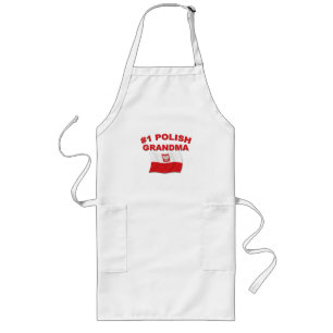 #1 Polish Grandma Long Apron