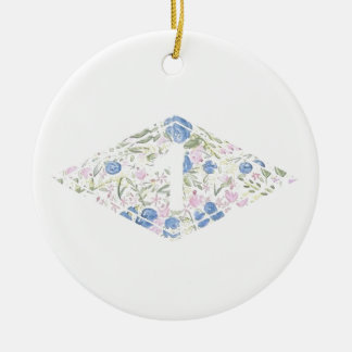 <1> Ranger Floral Diamond Christmas Ornament