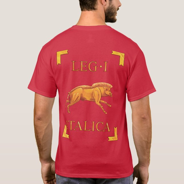 1 Roman Legio I Italica Vexillum T-Shirt (Back)