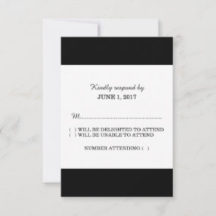 1 RSVP Card Template