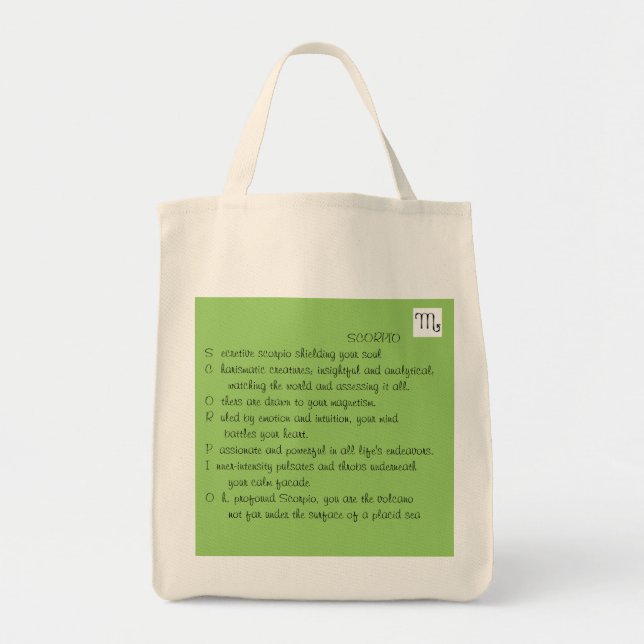 1-SCORPIO Oct 23-Nov 21 tote bag (Front)