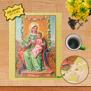 1-sided Our Lady of the Rosary with Christ Child Jigsaw Puzzle