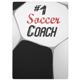 #1 Soccer Coach Large Ball Clipboard