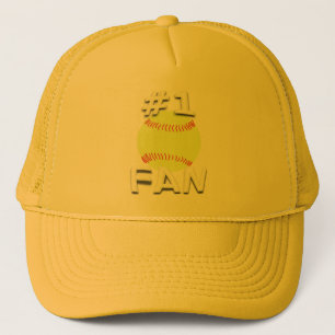 #1 Softball Fan Hat