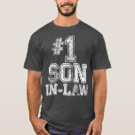 1 Son in Law  Number One Sports Gift T-Shirt<br><div class="desc">1 Son in Law  Number One Sports Gift Check out our family t shirts selection for the very best in unique or custom,  handmade pieces from our clothing shops.</div>