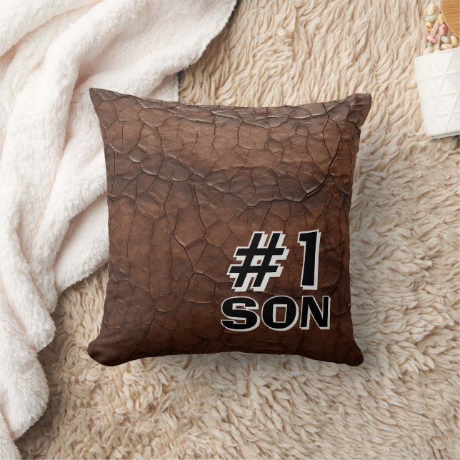 #1 Son Leather-look Cushion (Blanket)