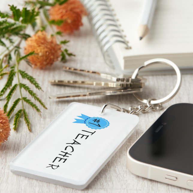 #1 Teacher Key Ring (Front Right)