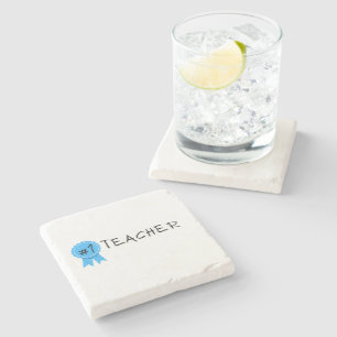 #1 Teacher Stone Coaster