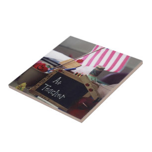 #1 Teacher Tile/Trivet Tile