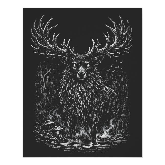 1. The Shadow Stag by BurnsInHell Poster (Front)