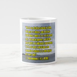 1 Thessalonians 1:4–5 WEBU Mug