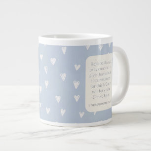 1 Thessalonians 5:16-18 Bible Verse Rejoice Always Large Coffee Mug