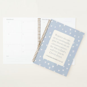 1 Thessalonians 5:16-18 Bible Verse Rejoice Always Planner
