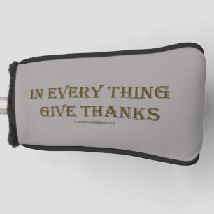 1 Thessalonians 5:18 Golf Head Cover