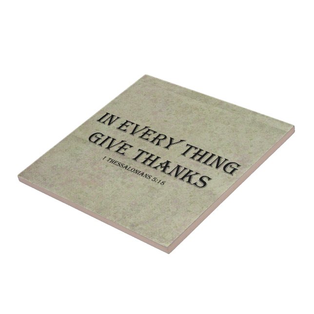 1 Thessalonians 5:18 Tile (Side)
